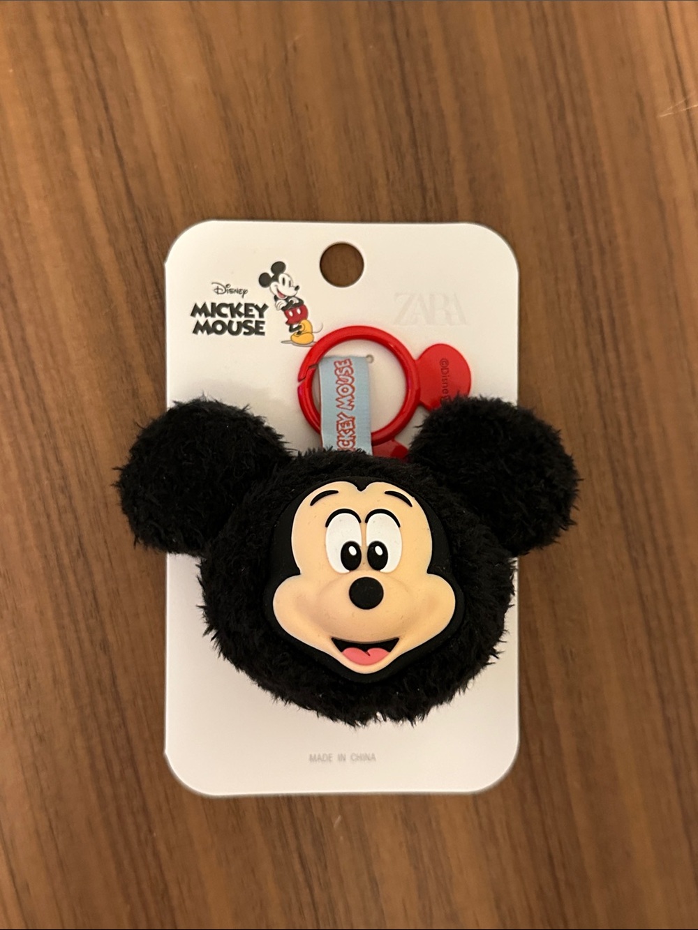 Mickey Black Plush Keychain for Kids